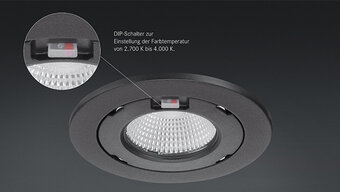 CHOOOSE. Das smarte LED-Deckeneinbaudownlight. CHOOOSE. Das smarte LED-Deckeneinbaudownlight.